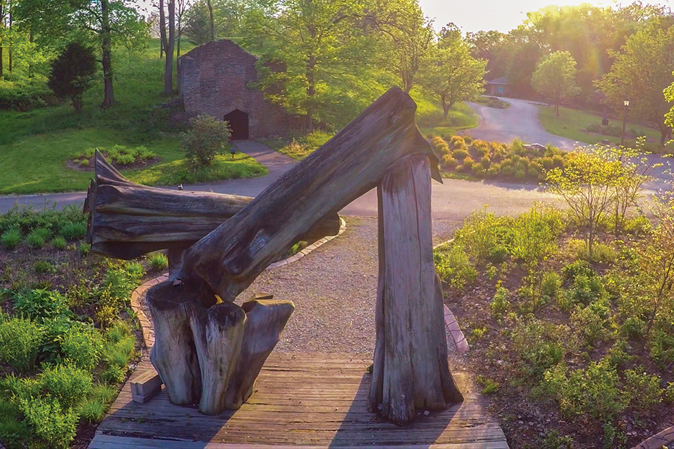 Harry Gordon’s “Tory’s Comet” at Pyramid Hill Sculpture Park & Museum in Hamilton (photo courtesy of Pyramid Hill Sculpture Park & Museum)