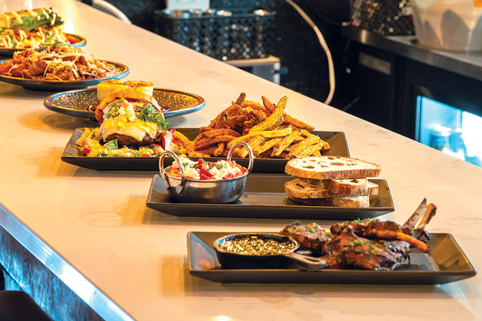 A selection of entrees at Stone Cut Bistro in Toledo (photo by Doug Hinebaugh)