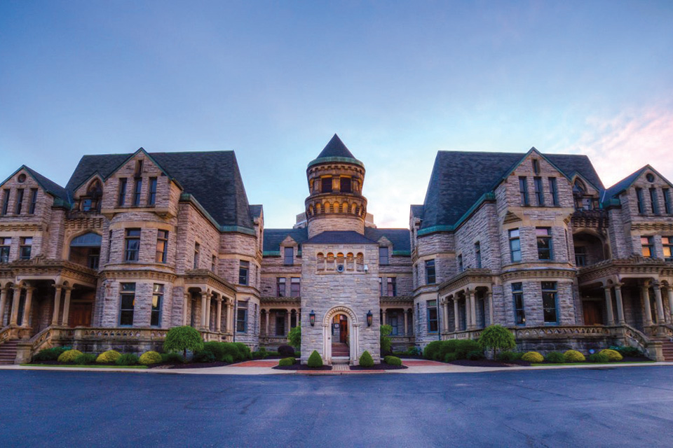 Exterior of Ohio State Reformatory in Mansfield (photo courtesy of the Ohio State Reformatory)