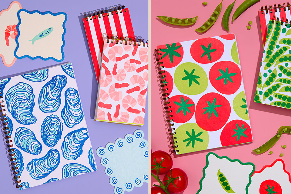 Notebooks and notepads from And Here We Are in Worthington (photos courtesy of And Here We Are)