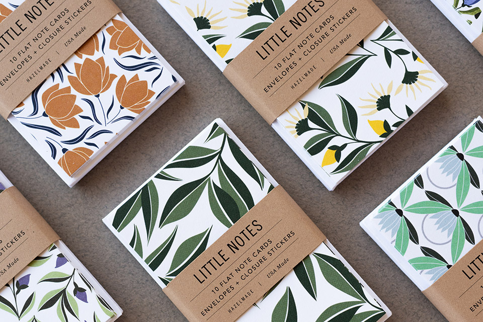 Little notes from Hazelmade in Kent (photo courtesy of Hazelmade)