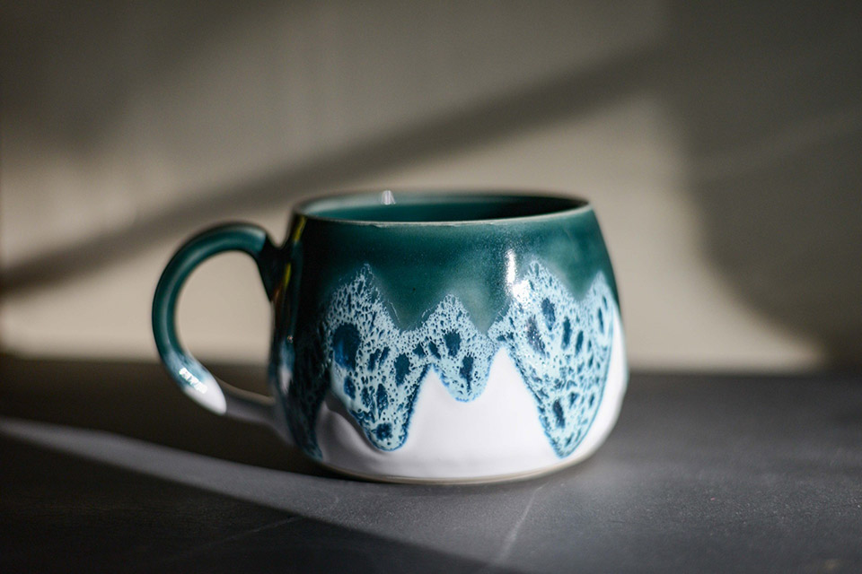 Mug from Hosh Pots in Dayton (photo courtesy of Hosh Pots)