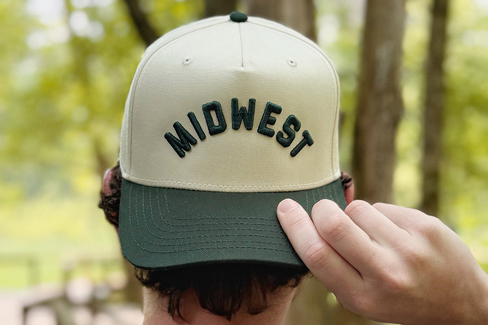 Midwest baseball cap from Jupmode in Toledo (photo courtesy of Jupmode)