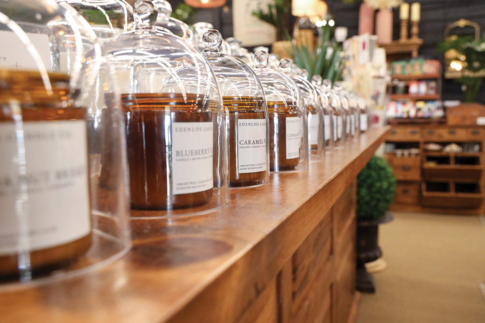 Candles at bfearless. in Walnut Creek (photo courtesy of bfearless.)