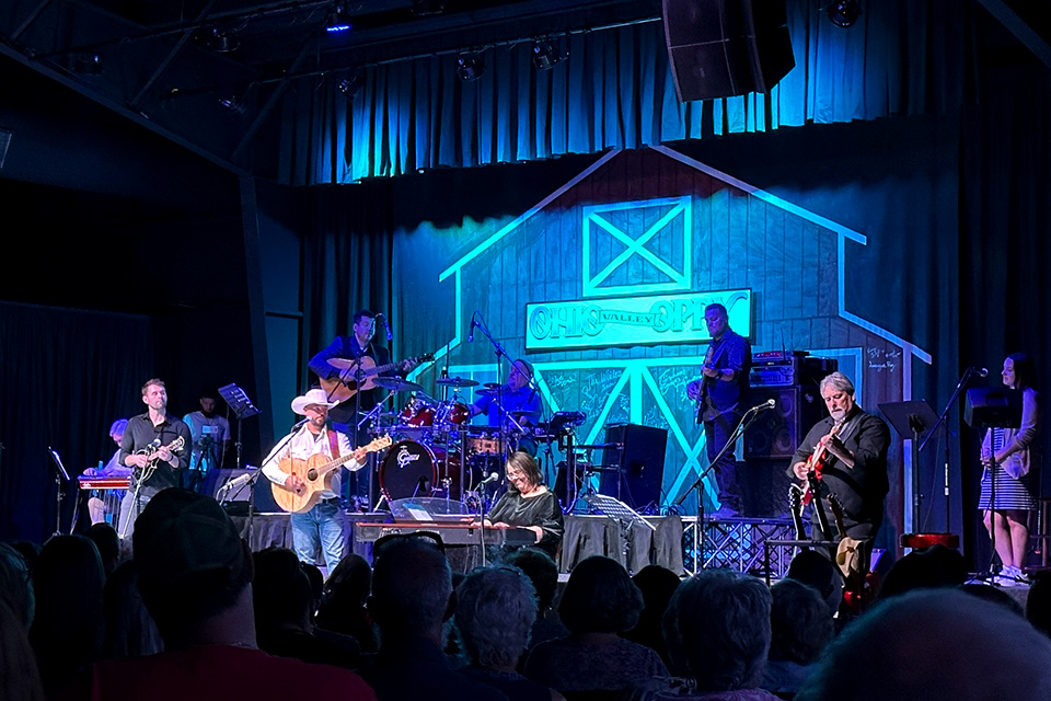 Performers at Ohio Valley Opry 25th Anniversary Show in Belpre (photo courtesy of Ohio Valley Opry)