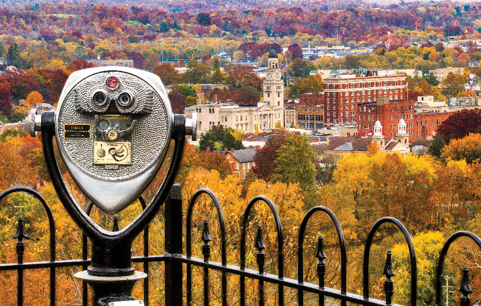 Viewfinder at Lookout Point in Marietta (photo by Bruce Wunderlich)