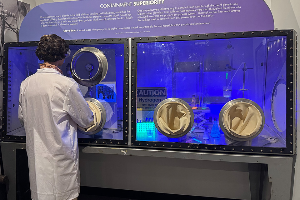 Exhibit at Mound Cold War Discover Center at Carillon Historical Park (photo courtesy of Carillon Historical Park)