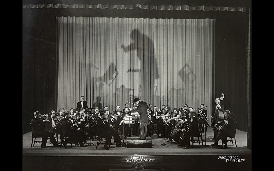 Jane Reece ”Chamber Orchestra Society Performing at The Dayton Art Institute, Paul Katz, Conductor,” Gift of Mr. Frank Fred Betz (photo courtesy of Dayton Art Institute)