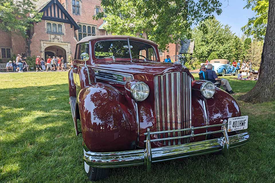 Car at Stan Hywet Hall’s annual car show (photo courtesy of Stan Hywet Hall)