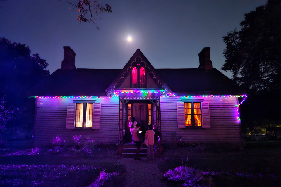 Haunted house at Haunted Village at Heritage Village Museum in Sharonville (photo courtesy of Heritage Village Museum)