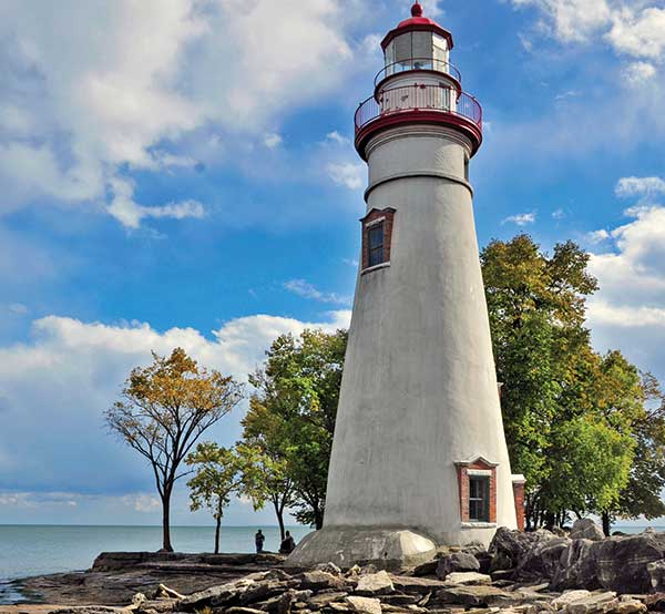 Marblehead Lighthouse in Marblehead State Park (photo courtesy of Ohio Department of Natural Resources)