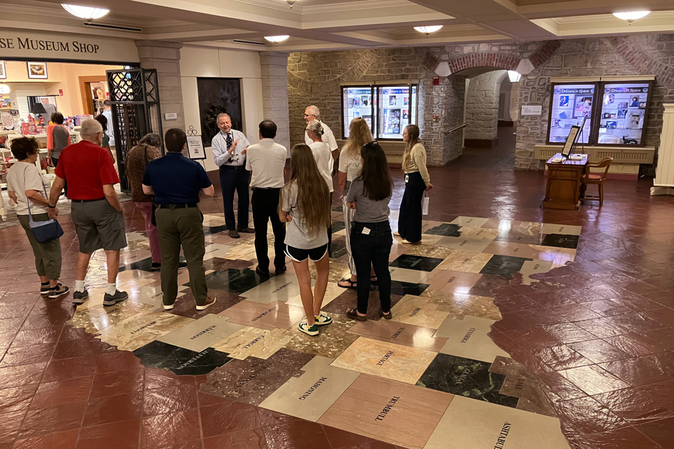Map Room at the Ohio Statehouse (photo courtesy of Ohio Statehouse)
