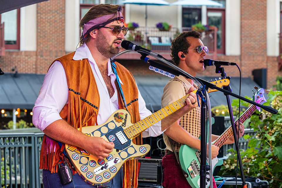Band performing at Creekside Live in Gahanna (photo courtesy of City of Gahanna)