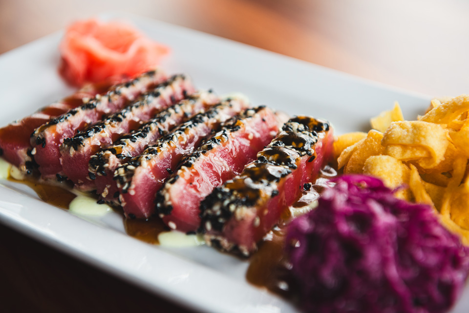 Ahi tuna dish from Gideon Owen Wine (photo courtesy of Gideon Owen Wine)