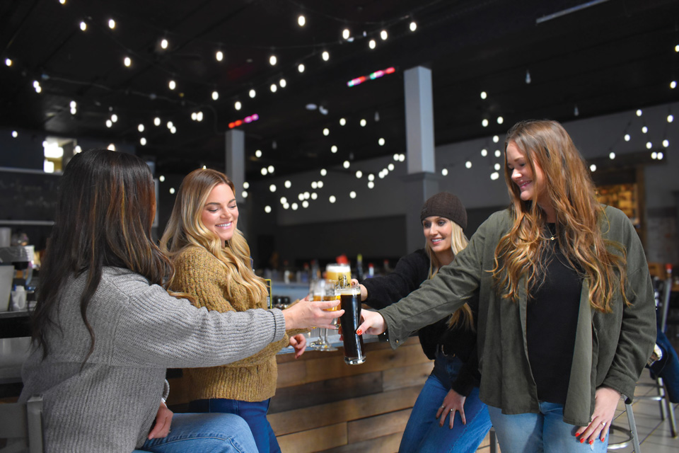 Women drinking on the Cheers Trail with Shores & Islands Ohio (photo courtesy of Shores & Islands Ohio) Women drinking on the Cheers Trail with Shores & Islands Ohio (photo courtesy of Shores & Islands Ohio)