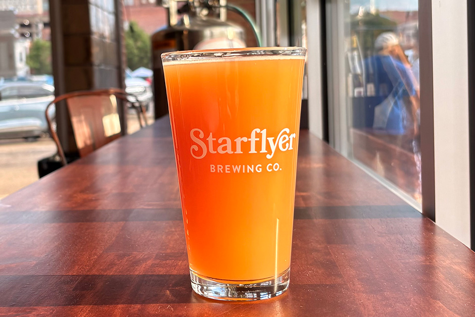 Beer at Starflyer Brewing Co. in Canton (photo courtesy of Starflyer Brewing Co.)