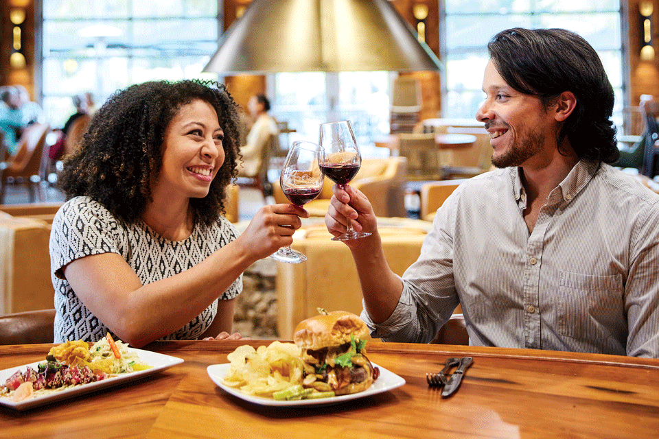 Couple at Gideon Owen Wine Co. in Port Clinton (photo by Kevin Kopanski)