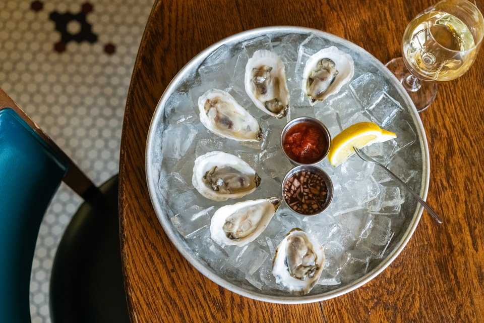 Oysters from Bender’s Tavern in Canton (photo by Kaitlin Walsh)