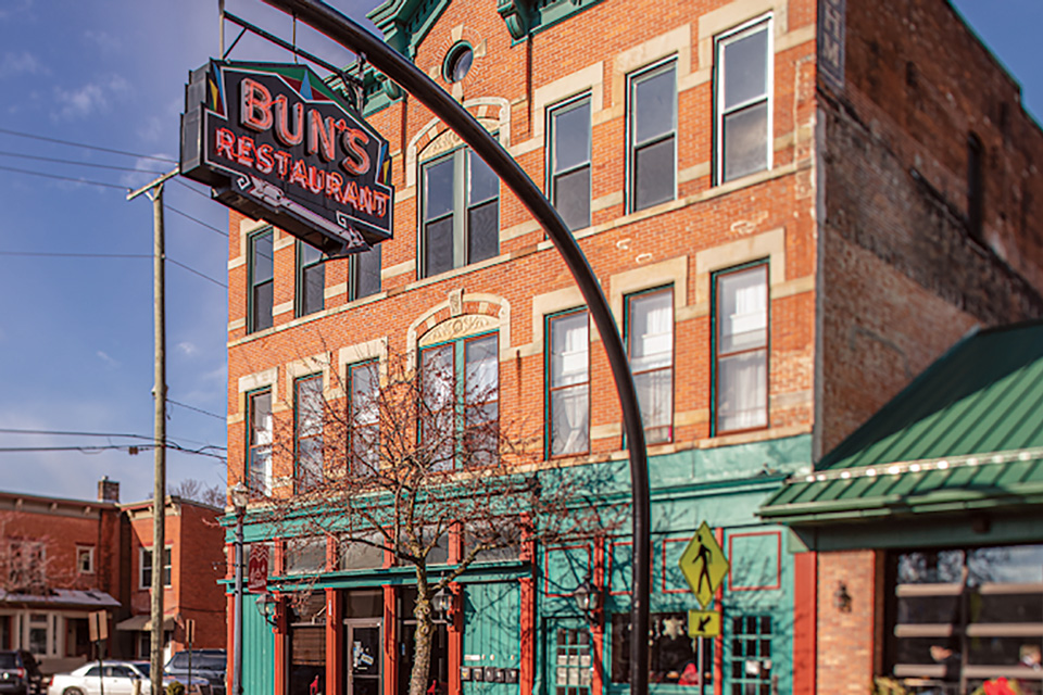 Exterior of Bun’s Restaurant in Delaware (photo courtesy of Bun’s Restaurant)