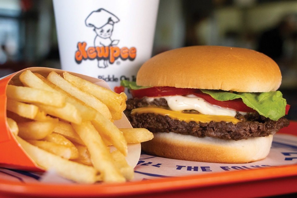 Burger, fries and drink from Kewpee Hamburgers in Lima (photo courtesy of Kewpee Hamburgers)