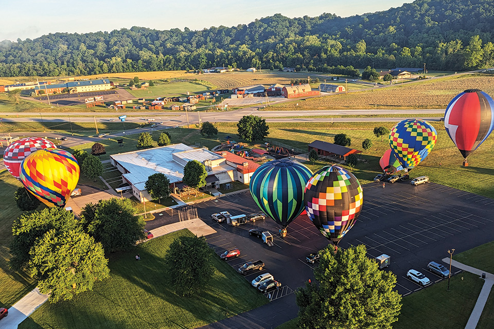 Hot air balloons at Coshocton Hot Air Balloon Festival (photo courtesy of Coshocton Hot Air Balloon Festival)