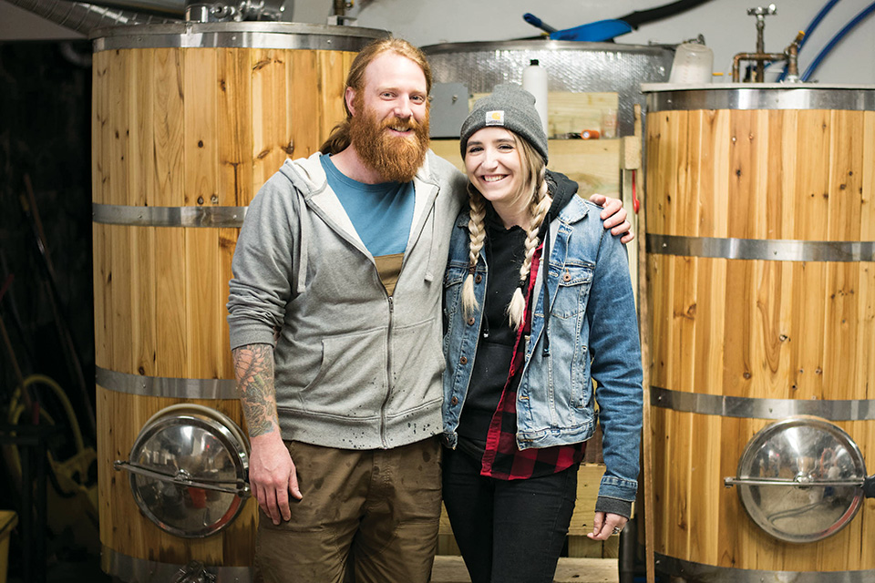 Noble Creature Wild Ales & Lagers owners Ira and Marcy Gerhart (photo courtesy of Noble Creature Wild Ales & Lagers)