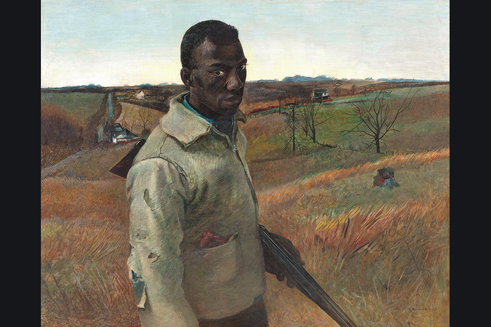 Andrew Wyeth’s “Black Hunter” at the Cleveland Museum of Art (photo courtesy of Yeth Foundation for American Art Collection, © 2025 Wyeth Foundation for American Art / Artists Rights Society (ARS), New York)