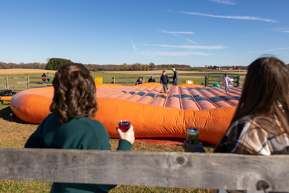 Inflatables at Maize Valley Fall Festival in Hartville (photo by Matt Shiffler)