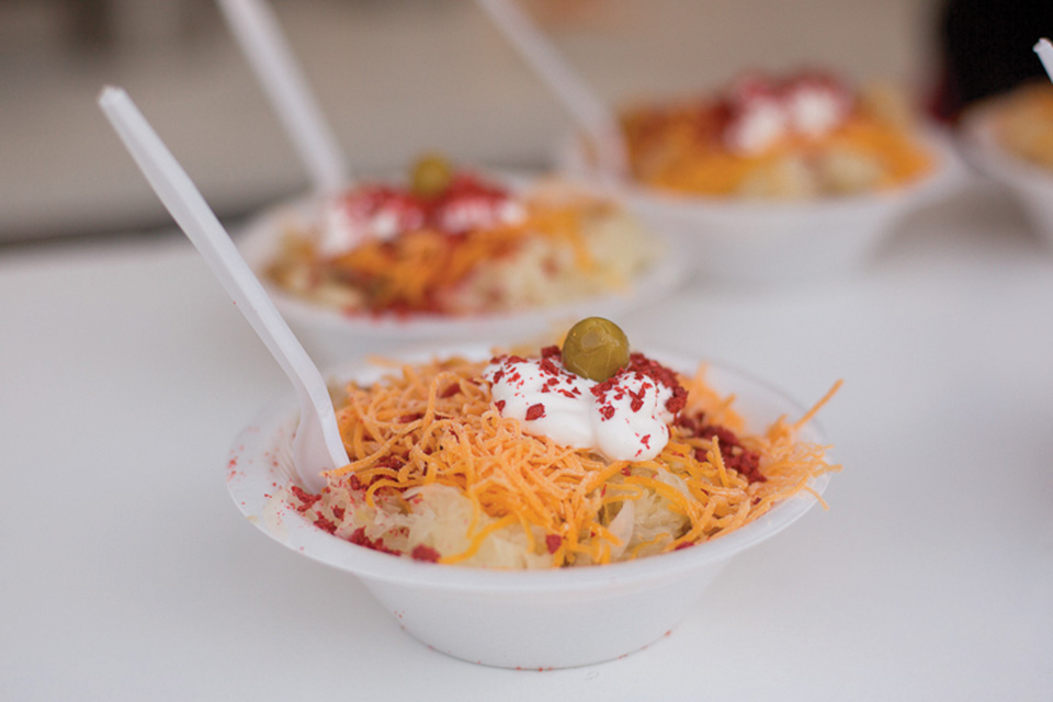 German sundae at Ohio Sauerkraut Festival in Waynesville (courtesy of Ohio Sauerkraut Festival)