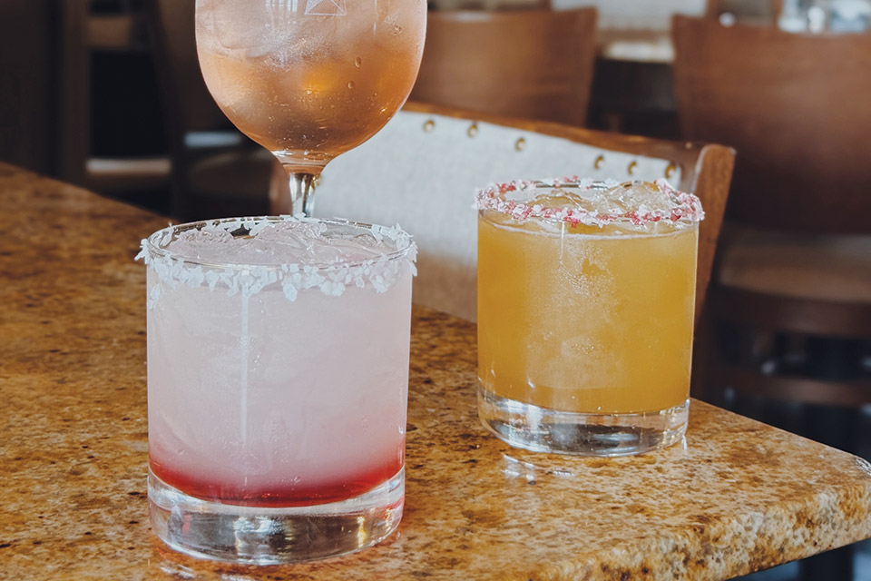 Drinks from the Holiday Cocktail Trail at Cimi’s Bistro at the Pinnacle in Grove City (photo courtesy of Cimi’s Bistro)