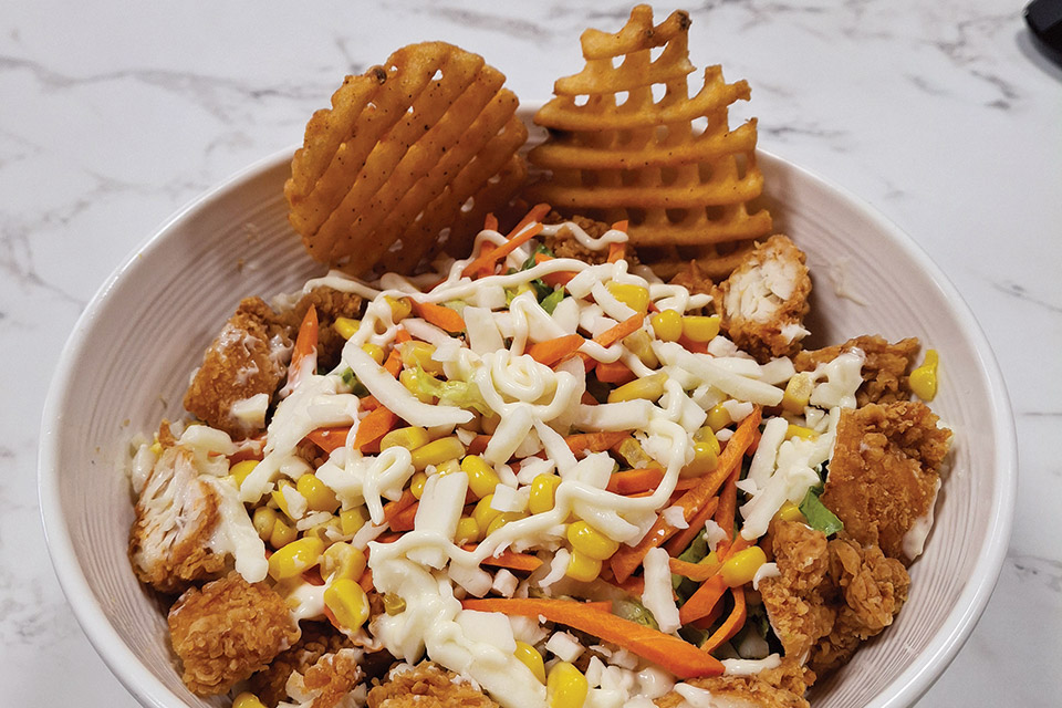 Korean fried chicken bowl at DHC Chicken in Grove City (photo courtesy of DHC Chicken)