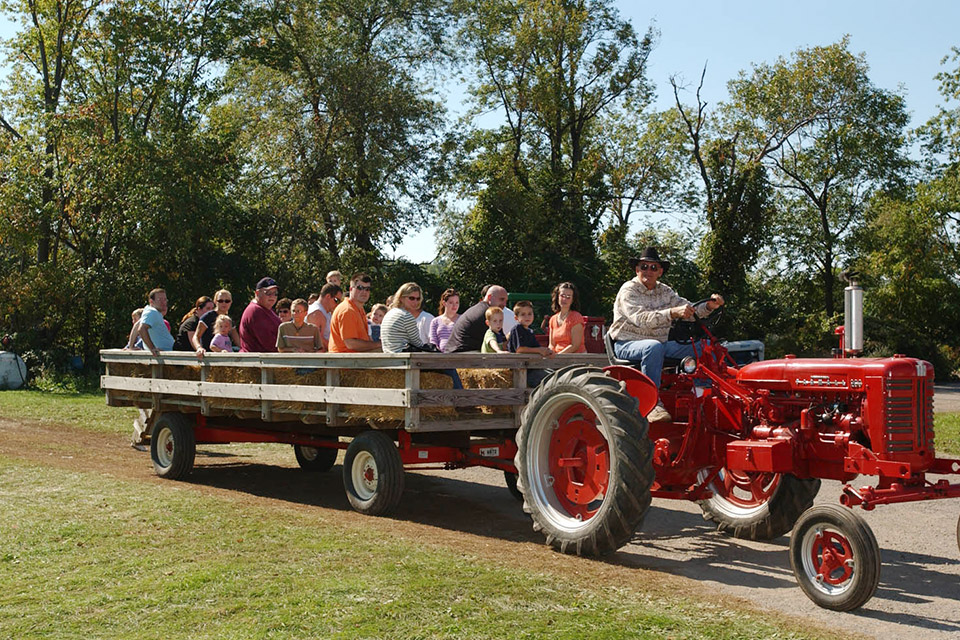 Hayride at The Great Pumpkin Fall Festival in Clarence, New York (photo courtesy of The Great Pumpkin Farm)