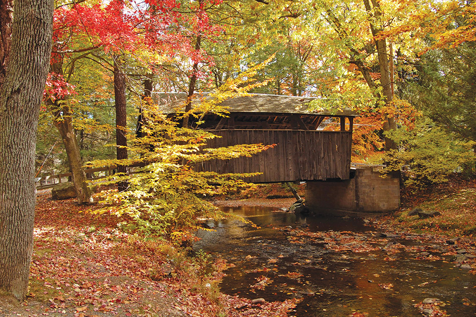 Lawrence Knoebel Bridge in Columbia County, Pennsylvania (photo by Ben Prepelka)