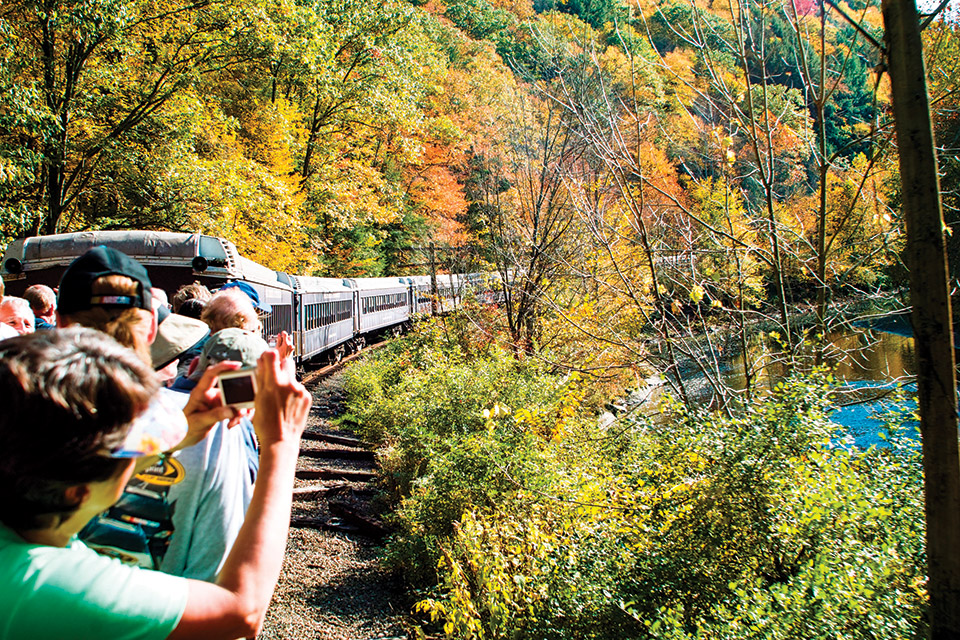 People on Oil Creek & Titusville Railroad in Titusville, Pennsylvania (photo courtesy of Oil Creek & Titusville Railroad)