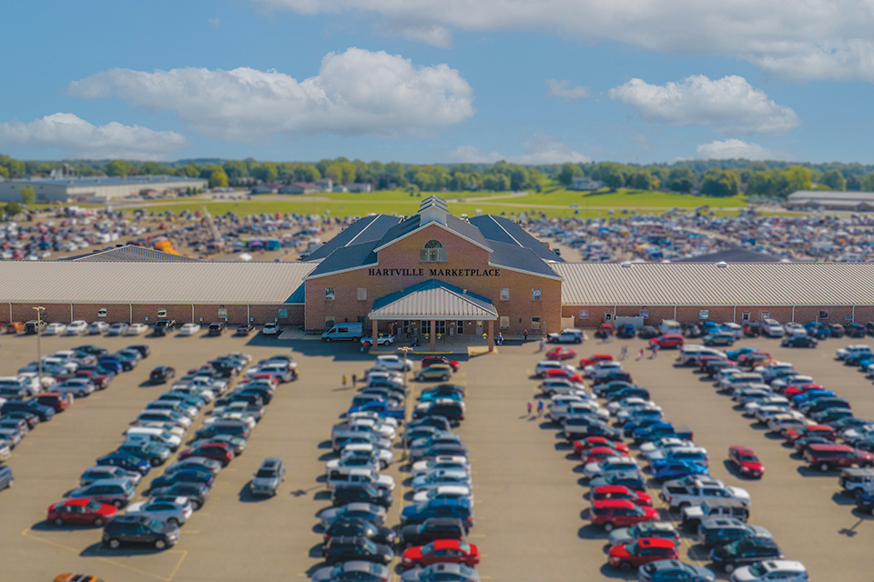 Visit the eclipse viewing area at Hartville Marketplace